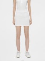 Amelie Mid-Length Skirt White Women J.Lindeberg Clothing 66XF2745