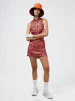 Amelie Mid Print Golf Skirt Faded Rose Animal Women J.Lindeberg Clothing 66XF2716 - Image 2
