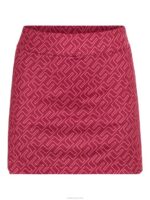Amelie Print Golf Skirt Hot Pink Bridge Monogram Women J.Lindeberg Clothing 66XF2723 - Image 4
