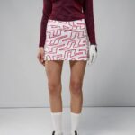 Amelie Print Skirt Bridge Swirl White Women J.Lindeberg Clothing 66XF2663