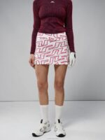 Amelie Print Skirt Bridge Swirl White Women J.Lindeberg Clothing 66XF2663