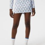 Amelie Print Skirt Little Boy Blue Diamond Women J.Lindeberg Clothing 66XF1578