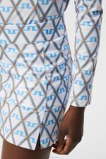 Amelie Print Skirt Little Boy Blue Diamond Women J.Lindeberg Clothing 66XF1578 - Image 4