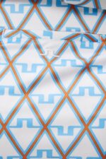 Amelie Print Skirt Little Boy Blue Diamond Women J.Lindeberg Clothing 66XF1578 - Image 5