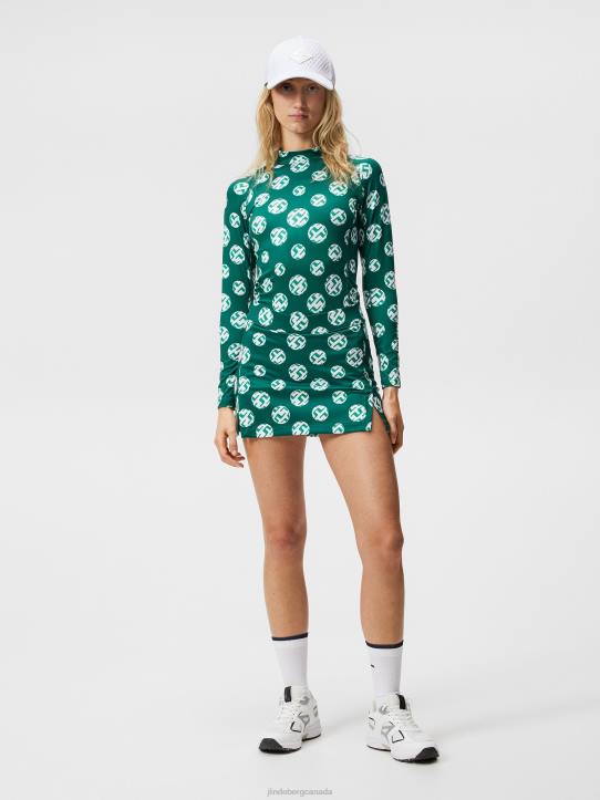 Amelie Print Skirt Rain Forest Sphere Dot Women J.Lindeberg Clothing 66XF1650 - Image 2