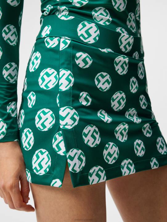 Amelie Print Skirt Rain Forest Sphere Dot Women J.Lindeberg Clothing 66XF1650 - Image 3