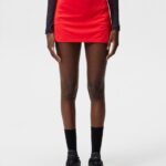 Amelie Skirt Fiery Red Women J.Lindeberg Clothing 66XF1652