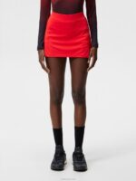 Amelie Skirt Fiery Red Women J.Lindeberg Clothing 66XF1652