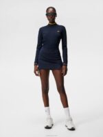 Amelie Skirt Navy Women J.Lindeberg Clothing 66XF1653 - Image 3