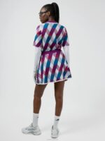Anais Golf Knit Sweater White Argyle Women J.Lindeberg Clothing 66XF2831