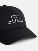Angus Cap Black Men J.Lindeberg Accessory 66XF786 - Image 2