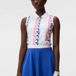 Annie Top Pink Painted Bridge Women J.Lindeberg Clothing 66XF1399