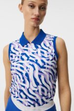 Annie Top Purple Painted Zebra Women J.Lindeberg Clothing 66XF1398 - Image 4