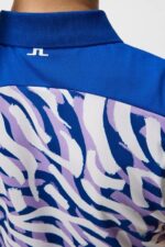 Annie Top Purple Painted Zebra Women J.Lindeberg Clothing 66XF1398 - Image 5