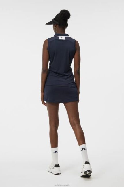 Annika Top Navy Women J.Lindeberg Clothing 66XF1498