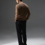 Archer Structure Sweater Chipmunk Men J.Lindeberg Clothing 66XF2283