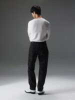 Archer Structure Sweater Cloud White Men J.Lindeberg Clothing 66XF2285
