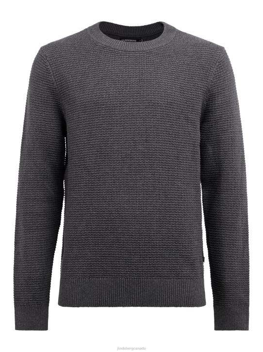 archer_structure_sweater_dark_grey_melange_men_j_lindeberg_clothing_66xf2364.jpg Archer Structure Sweater Dark Grey Melange Men J.Lindeberg Clothing 66XF2364 - Image 1