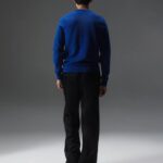 Archer Structure Sweater Navy Peony Men J.Lindeberg Clothing 66XF2284