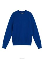 Archer Structure Sweater Navy Peony Men J.Lindeberg Clothing 66XF2284 - Image 4