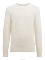 Archer Structure Sweater Whisper White Men J.Lindeberg Clothing 66XF2363