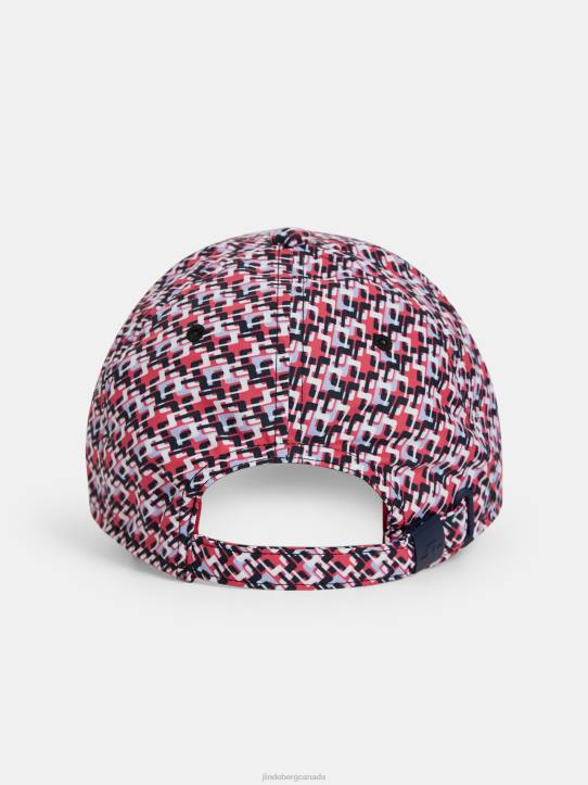 Arlene Cap Micro Bridge Rose Red Women J.Lindeberg Accessory 66XF1955 - Image 2