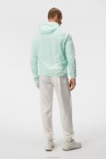 Arron Stretch Wind Hoodie Honeydew Men J.Lindeberg Clothing 66XF688