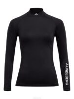 Asa Compression Top Black Women J.Lindeberg Clothing 66XF1550 - Image 5