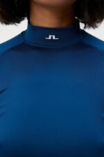 Asa Compression Top Estate Blue Women J.Lindeberg Clothing 66XF1372 - Image 4