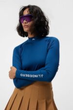 Asa Compression Top Estate Blue Women J.Lindeberg Clothing 66XF1372 - Image 6