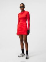 Asa Compression Top Fiery Red Women J.Lindeberg Clothing 66XF1482 - Image 2