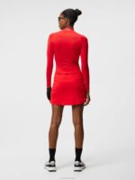 Asa Compression Top Fiery Red Women J.Lindeberg Clothing 66XF1482