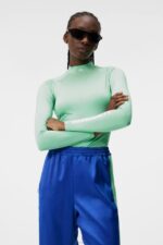 Asa Compression Top Jade Cream Women J.Lindeberg Clothing 66XF1370