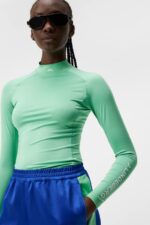 Asa Compression Top Jade Cream Women J.Lindeberg Clothing 66XF1370 - Image 4