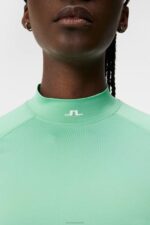 Asa Compression Top Jade Cream Women J.Lindeberg Clothing 66XF1370 - Image 5