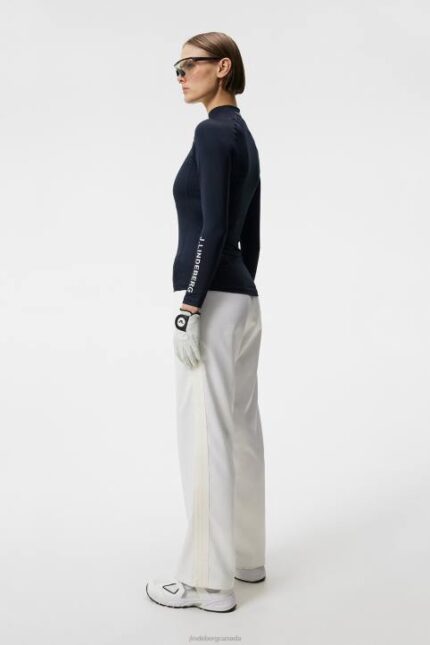 Asa Compression Top Navy Women J.Lindeberg Clothing 66XF1485