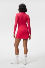 Asa Compression Top Rose Red Women J.Lindeberg Clothing 66XF1371 - Image 2