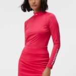 Asa Compression Top Rose Red Women J.Lindeberg Clothing 66XF1371