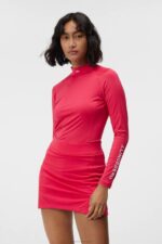 Asa Compression Top Rose Red Women J.Lindeberg Clothing 66XF1371