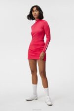 Asa Compression Top Rose Red Women J.Lindeberg Clothing 66XF1371 - Image 3