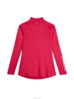 Asa Compression Top Rose Red Women J.Lindeberg Clothing 66XF1371 - Image 6