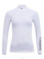 Asa Compression Top White Women J.Lindeberg Clothing 66XF1549 - Image 5