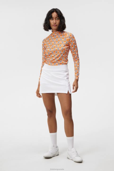 Asa Print Compression Top Exuberance Diamond Women J.Lindeberg Clothing 66XF1369 - Image 2