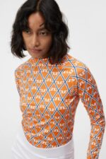 Asa Print Compression Top Exuberance Diamond Women J.Lindeberg Clothing 66XF1369 - Image 3