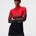 Asa Print Compression Top Fiery Sunset Fade Women J.Lindeberg Clothing 66XF1486