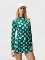 Asa Print Compression Top Rain Forest Sphere Dot Women J.Lindeberg Clothing 66XF1488
