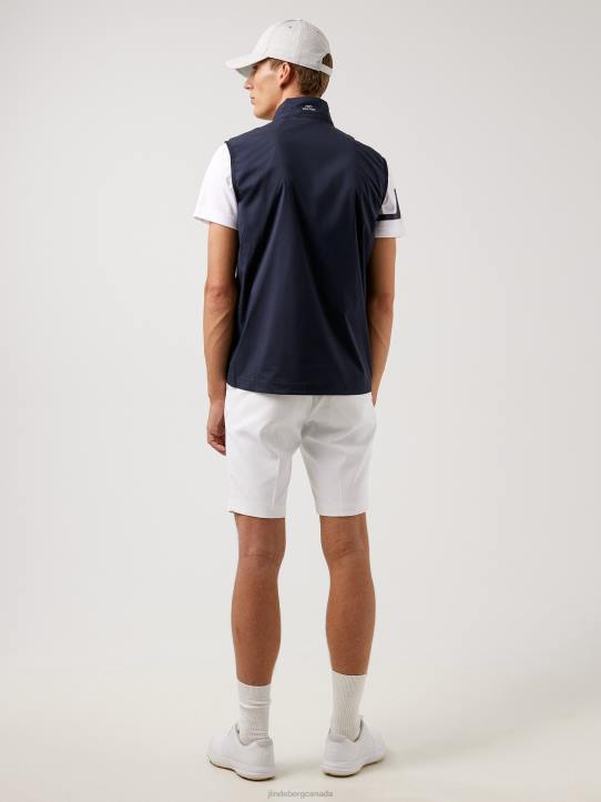 Ash Light Packable Golf Vest Navy Men J.Lindeberg Clothing 66XF2495 - Image 2