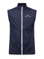 Ash Light Packable Golf Vest Navy Men J.Lindeberg Clothing 66XF2495 - Image 4