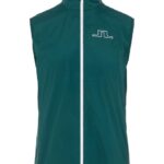 Ash Light Packable Golf Vest Treeline Green Men J.Lindeberg Clothing 66XF2496