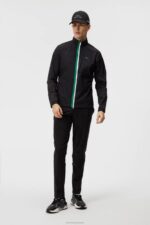 Ash Light Packable Jacket Black Men J.Lindeberg Clothing 66XF711 - Image 3